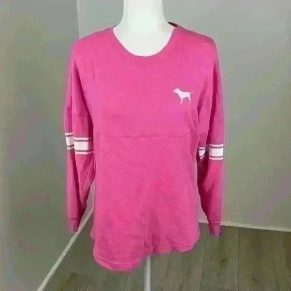PINK Victoria's Secret Tops - Victoria's Secret PINK "Love PINK" Pullover Size XS
